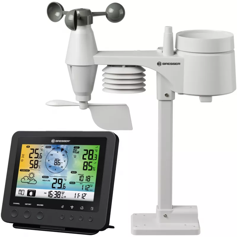 Bresser Optics 7002580 digital weather station Black AC Wi-Fi