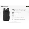 Travel backpack Nitecore BP18 — black nylon/polyester, 240×160×470 mm