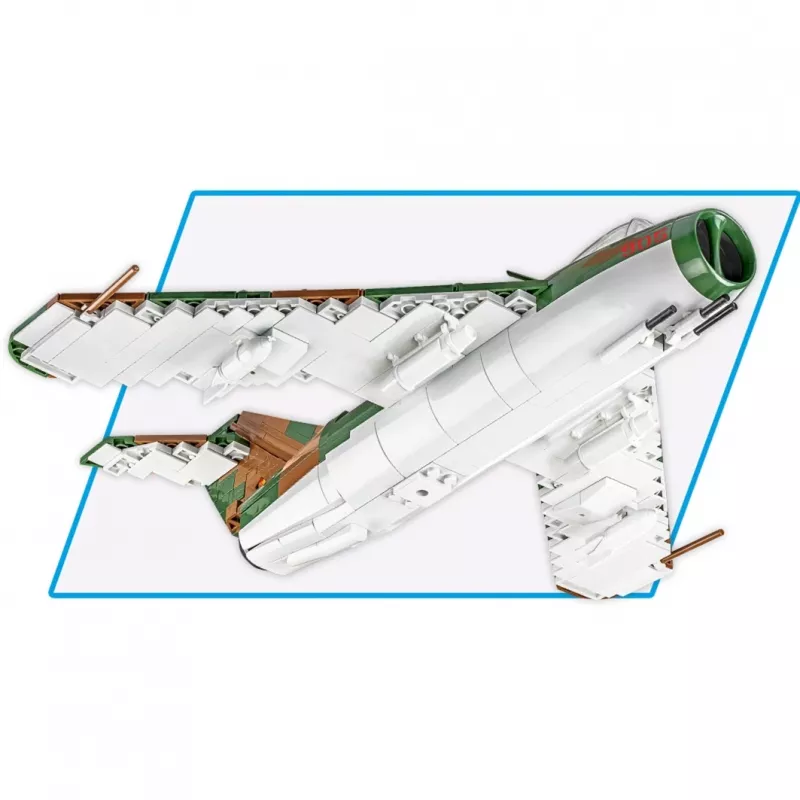 Construction toy Cobi Lim-5 MiG-17F East Germany Air Force model 5825, building set
