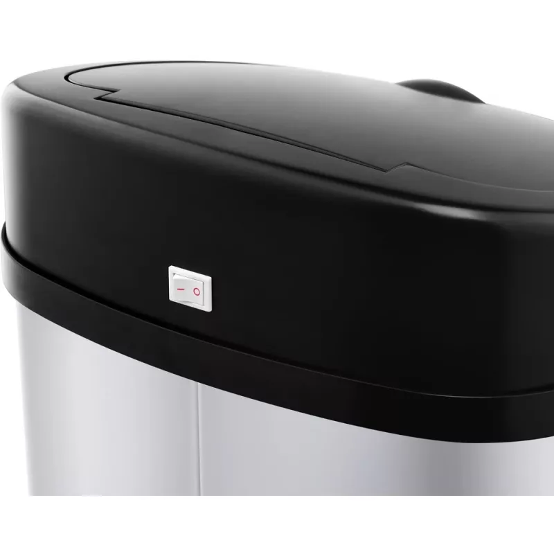 Trash can LAMART LT8021 stainless steel pedal, motion sensor, 30 L, 34×25×54 cm