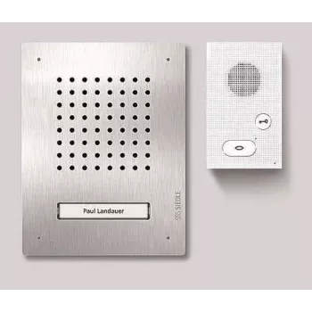Siedle SET CLAB 850-1 E/W Audio-Set Siedle Classic Stainless Steel/White (210010045-00)