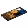 Protective phone case iKins for Samsung Galaxy S20+ — black Cafe Terrace