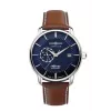 Wrist Watch Zeppelin 84703 Automatic, Blue Dial, Stainless Steel Case and Bracelet