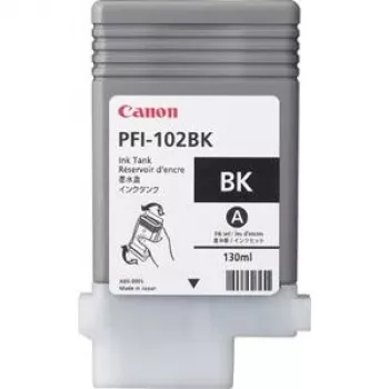 Ink cartridge Canon PFI-102BK black 130 ml for imagePROGRAF printers
