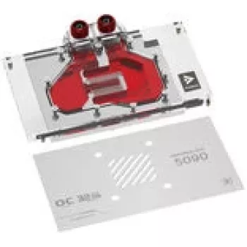 GPU Water Block Barrow for MSI Suprim 5090 — White finish, model BS-MSP5090-PA W