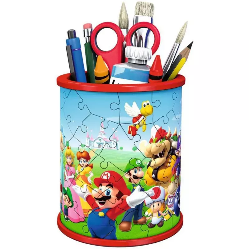 3D Puzzle Ravensburger Super Mario Pencil Holder 54 pcs