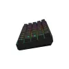 Mechanical gaming keyboard SAVIO BLACKOUT X2 PEACH — 61-key 60% QWERTY, RGB LED, hot-swap, USB Type-A/Type-C, detachable cable