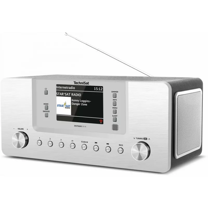 TechniSat DigitRadio 574 IR - Audiosystem - 2 x 5 Watt - Silver (0001/2951)