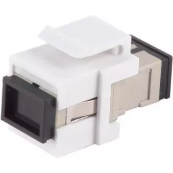 Fiber Keystone Connector ShiverPeaks SC-SC Simplex Beige (MPN 08-10214)