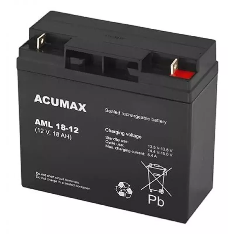 Battery EMU Electronic AM 18-12 VRLA AGM 12 V 18 Ah
