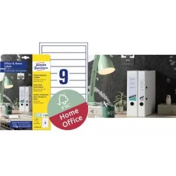 AVERY insert spine labels C32266-10 — white insert labels for 4.5 cm spines, pack