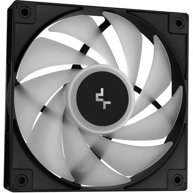 All-in-one liquid cooler DeepCool LE240 V2 240mm, 2x120mm fans, Hydraulic bearing, AM5 support, 41 cm tubes, Black