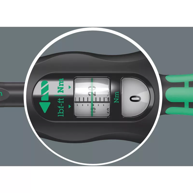 Torque wrench Wera Click-Torque X 7 with Black-Green handle, square drive insert 14x18 mm