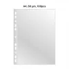 AD Class PUNCHED POCKET Cristal Clear A4 60 micr., pouch 100 pcs