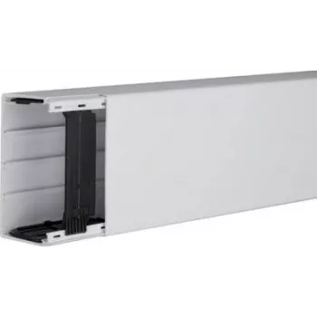 Hager LF6011007035 Cable Duct Electrical Installation Duct (L x W x H) 2000 x 110 x 60 mm 1 pc(s) Light Grey (RAL 7035) (LF6011007035)