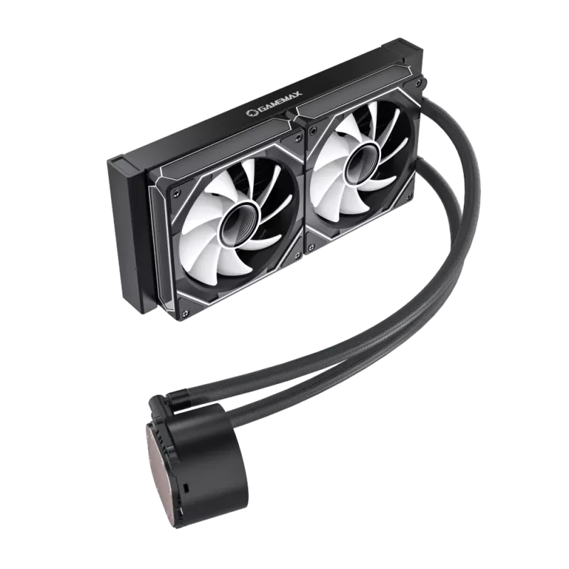 Gamemax | CPU Liquid cooler | ICEBURG 240 DIGITAL | Black