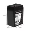 UPS battery Sealed Lead Acid Green Cell AGM6V5AH-J 6 V 5 Ah
