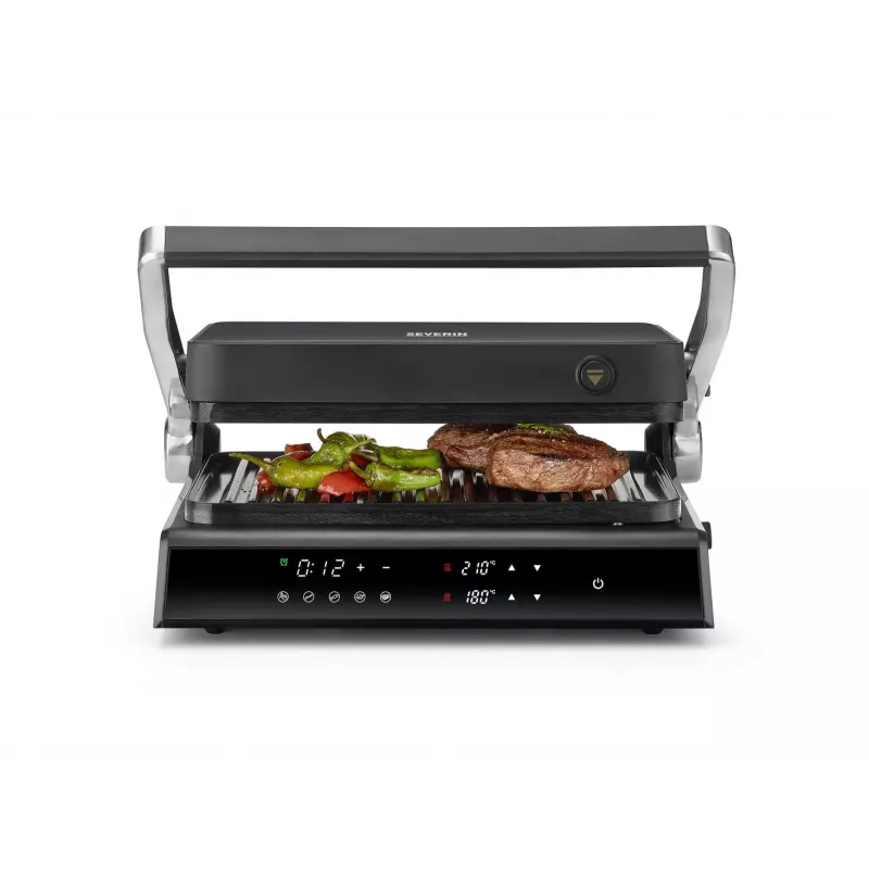 Contact grill Severin KG 2399 Black Stainless steel 1800 W