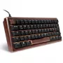 Sharkoon 100068100 Keyboard Office USB QWERTZ German Wood 61 Keys RGB LED