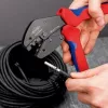 Crimping tool Knipex 97 33 03 MultiCrimp for PV connectors MC4 and MC4 EVO2