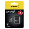 MEMORY MICRO SDHC 16GB C10/W/ADAPTER 3413470 INTENSO
