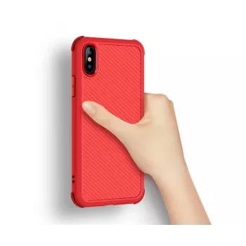 Shockproof case Devia Shark1 for iPhone XS Max (6.5) — red
