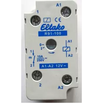 Eltako Electronics Switching Relay for Flush/Surface Mounting 1S 10A R91-100-12V (91100411)