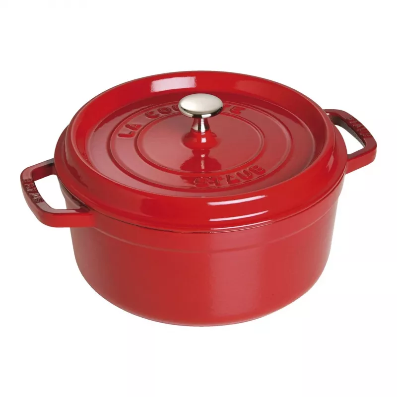 Single pan Staub Cocotte 24 cm Cherry