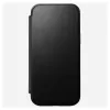 Folio phone case Nomad NM01675785 for Apple phones, fits up to 17.5 cm (6.9 inch), Black, 3 card pockets, desktop stand