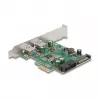 DeLOCK PCI Express x1 Card to 2 x USB 3.2 Gen 1 Type-A + 1 x internal 19 pin header