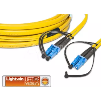 Lightwin LDP-09 LC-LC 2.0 FD Fibre Optic Cable 2 m OS2 Yellow (LDP-09 LC-LC 2.0 FD)