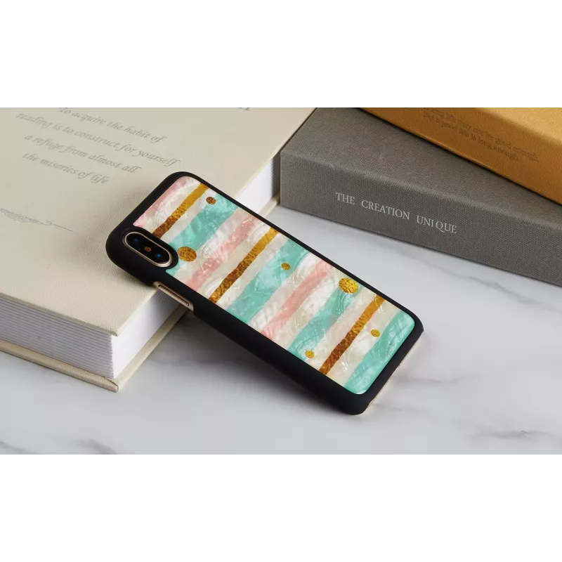 Smartphone case iKins for iPhone XS / iPhone XS Max — pop mint black