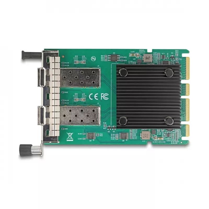 DeLOCK 88386 OCP 3.0 network card, 2 x SFP+ 10 Gigabit LAN