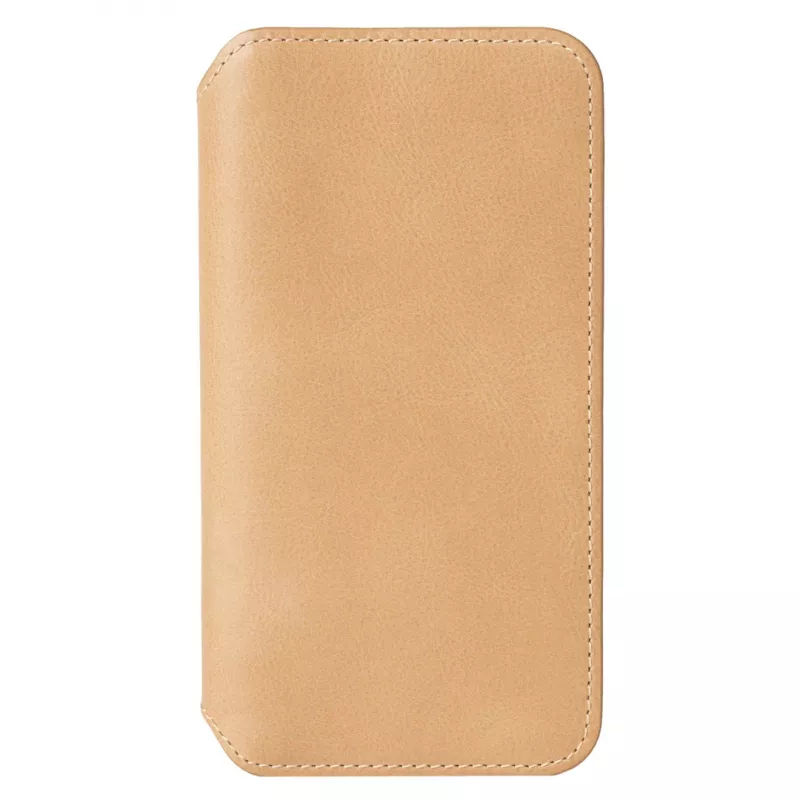 Phone wallet Krusell Sunne for Apple iPhone 11 Pro Max — vintage nude, folio case with card slots