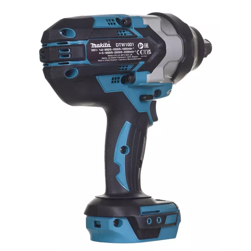 Makita DTW1001Z power screwdriver/impact driver 1800 RPM Black, Blue, Grey