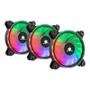 Case fan kit White Shark Nebula-2 Black — ARGB 120mm fans (kit)
