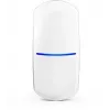 Motion detector SATEL SLIM-PIR-PRO — dual PIR + microwave, detection up to 24 m, 90° angle, white