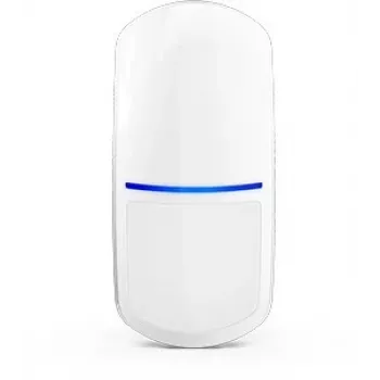 Motion detector SATEL SLIM-PIR-PRO — dual PIR + microwave, detection up to 24 m, 90° angle, white