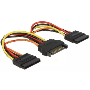 Internal power cable DeLOCK 60143 0.15 m SATA 15-pin