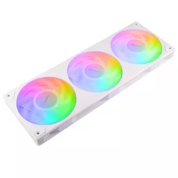 AKASA Vegas A36 120mm ARGB Case Fans - White (3-Pack)