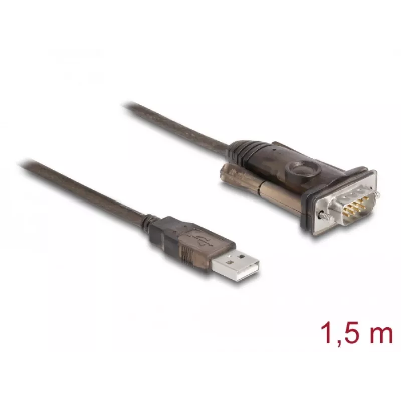Adapter USB 2.0 Type-A to Serial RS-232 D-Sub 9 pin male DeLOCK 62646
