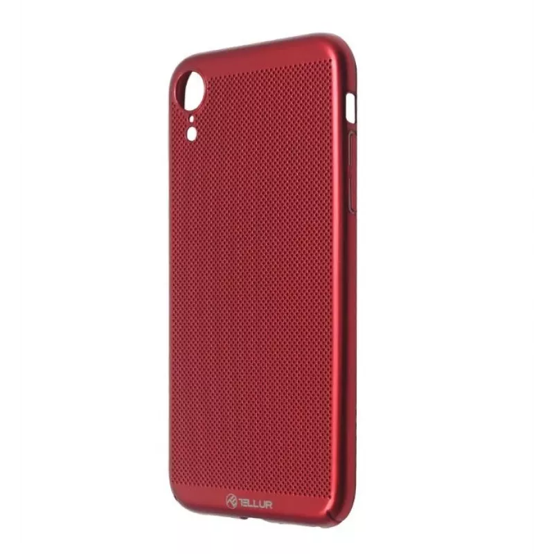 Phone case Tellur for iPhone XR — Red, heat dissipation design