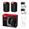 Mesh system Cudy M3000 2-Pack Dual-band Wi-Fi 6 2402 Mbit/s Black Red