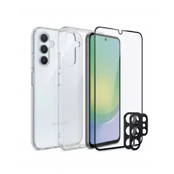 Tempered glass screen protector set PanzerGlass SAFE. 3-in-1 for Samsung Galaxy A56 5G (SA68342)