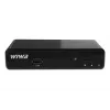 Set-top tuner WIWA 2_275294 H.265 DVB-T/DVB-T2 HD, 1 tuner, 470–860 MHz, HDMI 1.3, USB 2.0, SCART, black