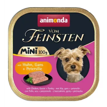 Wet dog food Animonda Vom Feinsten 100 g — Chicken, grain-free, for adult small breeds (5–10 kg)