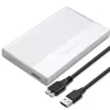 Enclosure for 2.5 inch SATA SSD/HDD QOLTEC 52278 USB 3.0, supports up to 2 TB