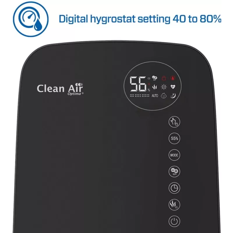 Humidifier With IONIZER/CA-607BSMART Clean Air Optima
