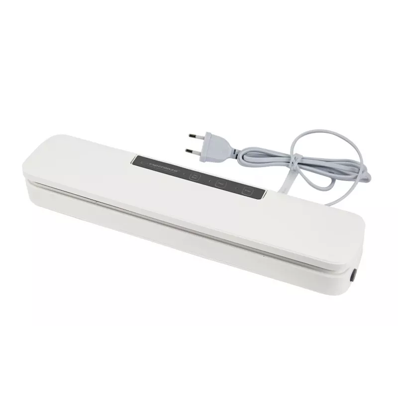 Countertop vacuum food sealer ESPERANZA EKV001 — compact, white, 30 cm sealing width, 107 W, 220–240 V