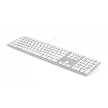 Keyboard Matias FK318B-UK Aluminum Mac Hub 2xUSB Space Gray — Mechanical Mac-compatible keyboard with integrated USB hub